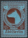 Berlin 1914 Der Dobermannpinscher Polizeihund (WK 01)