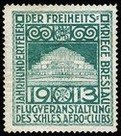 Breslau 1913 Jahrhundertfeier Freiheits-Kriege Flugveranstaltung des Schles Aero-Club (grun) Luftf