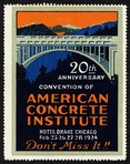 Chicago 1924 Convention American Concrete Institute