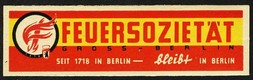 Feuersozietat Gross - Berlin seit 1718 in Berlin