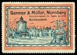 Germer u Muller Nurnberg Buchdruckerei rosa