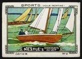 Nestle Serie VII No 02 Sports Voile Yachting Schoko