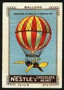 Nestle Serie VI No 03 Ballons Traverse du Canal de La Manche 1785 Schoko