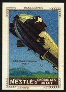 Nestle Serie VI No 10 Ballons Dirigeable Zeppelin 1900 Schoko