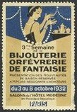 Paris 1932 3me Semaine de la Bijouterie Orfevrerie de Fantaisie