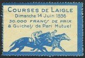 Paris 1936 Courses de l'Aigle