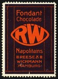 Reese & Wichmann Hamburg Fondant Chocolade RW Napolitains
